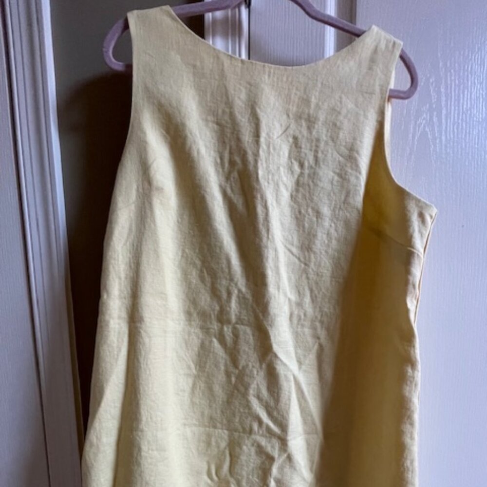 J.Crew Sleeveless Linen Dress - Size Large